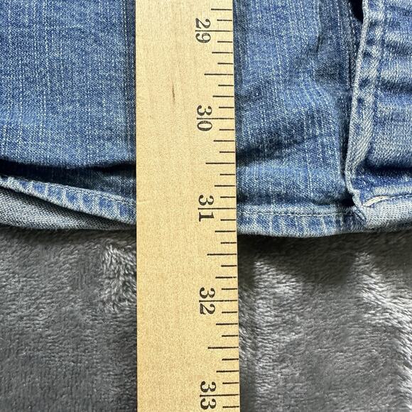 American Eagle Button Up Shirt Mens XXL Blue Denim Casual‎ Outdoor Preppy Office - Picture 8 of 10